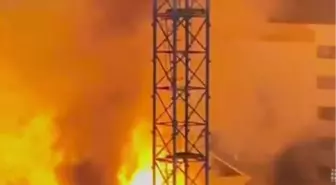 Hatay'da iş yeri yangını