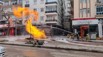 Kırıkkale'de doğal gaz borusunun patlaması sonucu 1 işçi yaralandı