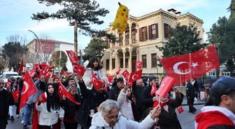 Samsun'da 'Bayrağa Saygı' yürüyüşü yapıldı