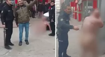 Çırılçıplak halde caddede dolaşan şahıs Samsun'u ayağa kaldırdı