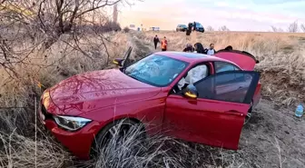 Aksaray'da otomobil şarampole düştü: 3 yaralı