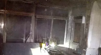 Alanya'da müstakil evde çıkan yangın itfaiye ekiplerince söndürüldü