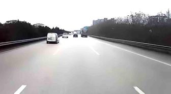 Bursa'da otoyolda facianın eşiğinden dönüldü
