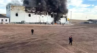 Elektrik üretim tesisinde yangın