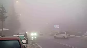 Kayseri'de sis görüş mesafesini düşürdü