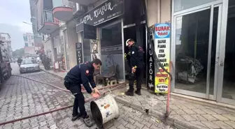 Kuafördeki yangın hızlı müdahale ile söndürüldü