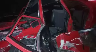 Otomobil bariyere çarptı, sürücü ağır yaralandı