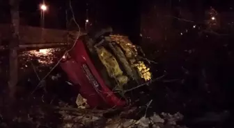 Sinop'ta takla atan otomobilin sürücüsü hayatını kaybetti