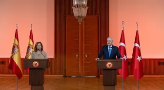 TBMM Başkanı Kurtulmuş, İspanya Temsilciler Meclisi Başkanı Armengol ile ortak basın toplantısında konuştu Açıklaması