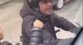 Yol verme tartışmasında minibüsün camını kıran şüpheli: Kaskıma vurunca sinirlendim