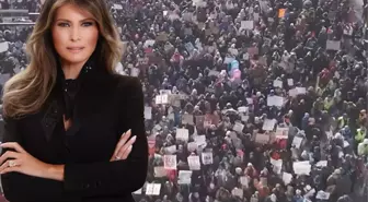 ABD First Lady'si Melania Trump'tan barışçıl protesto çağrısı
