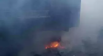 Altınözü'nde odunluk yangını