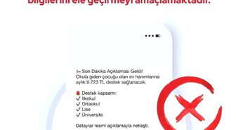 Bakanlıktan 'sahte yardım' paylaşımlarına karşı uyarı