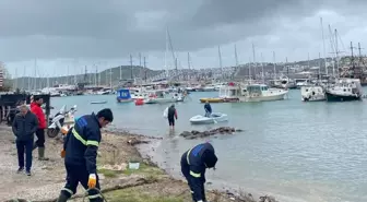 Bodrum'da kıyıya izinsiz bağlama yapan 60 tekneye 1,5 milyon lira ceza