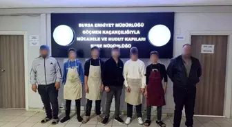 Bursa'da kaçak işçi operasyonu: 5'i çocuk 5 yabancı uyruklu şahıs yakalandı