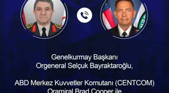 Genelkurmay Başkanı Bayraktaroğlu, CENTCOM Komutanı Cooper ile görüştü