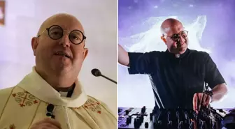Gündüz kilisede ayin yönetiyor, gece partide DJ'lik yapıyor