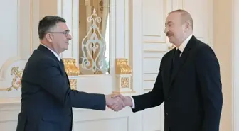 İlham Aliyev, İsrail Dışişleri Bakanı Gideon Saar'ı kabul etti