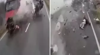 Fransa deplasmanına giden PAOK taraftarlarını taşıyan araç TIR'a çarptı: 7 ölü