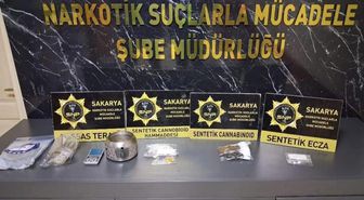 Sakarya'da 15 kilo bonzai üretilebilecek hammadde ele geçirildi