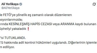 46 ilde FETÖ operasyonu; 82 tutuklama