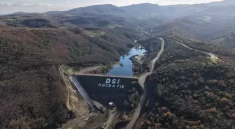 Balıkesir Gönen'deki Koçbayır Barajı su tuttu