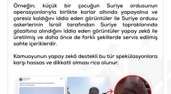 DMM'den Suriye'de yapay zeka destekli dezenformasyon uyarısı