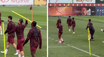 Galatasaray taraftarını korkutan görüntü