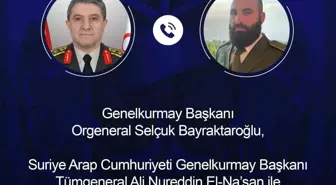 Genelkurmay Başkanı Bayraktaroğlu, Suriyeli mevkidaşı El-Nas ile görüştü