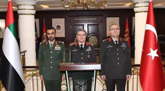 Genelkurmay Başkanı Orgeneral Bayraktaroğlu, BAE Kara Kuvvetleri Komutanı Tümgeneral Halami'yi kabul etti