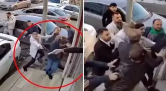 Hastane önündeki çatışmanın görüntüleri ortaya çıktı