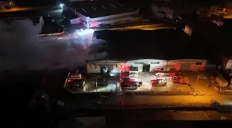 Kayseri'de mobilya fabrikasında yangın