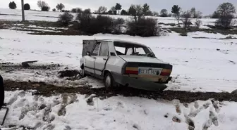 Köy korucusu kazada yaralandı