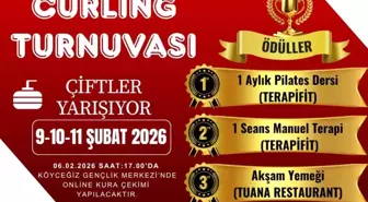 Köyceğiz'de ödüllü Floor Curling Turnuvası düzenlendi