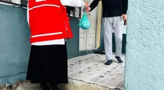 Patnos'ta Türk Kızılay tarafından kurban bağışı çalışması yapıldı