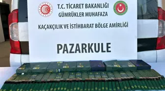 Pazarkule'de likit esrar dolu kaçak elektronik sigaralar ele geçirildi; 1 gözaltı