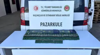 Pazarkule Sınır Kapısı'nda elektronik sigaralara gizlenmiş likit esrar ele geçirildi