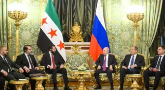 Rusya Devlet Başkanı Putin ve Suriye Cumhurbaşkanı Şara Moskova'da görüştü