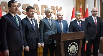 Ulaştırma ve Altyapı Bakanı Abdulkadir Uraloğlu, Aksaray'da ziyaretlerde bulundu