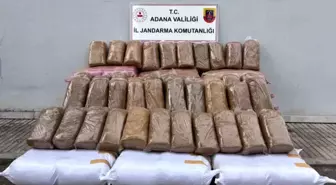 Adana'da bin 140 kilogram kaçak tütün ele geçirildi