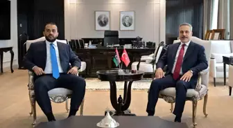 Fidan ve Zubi’den Libya görüşmesi