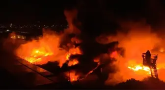 Bursa'da kimyasal yüzey kaplama fabrikasında yangın