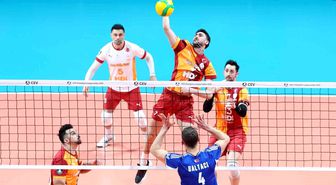 CEV Şampiyonlar Ligi: Galatasaray: 3 Halkbank: 1