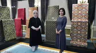 Emine Erdoğan, Özbekistan Cumhurbaşkanı'nın eşi Ziroat Mirziyoyeva ile bir araya geldi