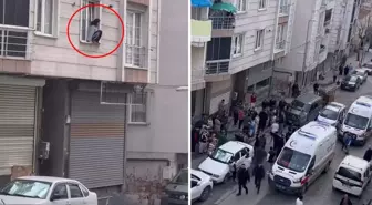Görüntü İstanbul'dan! Kendisine yapılanlara dayanamayan genç kadın, camdan atladı