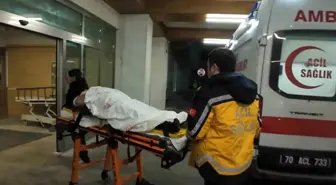 Karaman'da evinin penceresinden düşen şahıs yaralandı