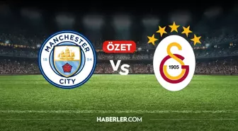 Manchester City Galatasaray maç özeti ve golleri! (ÖZET) Galatasaray maçı kaç kaç bitti, golleri kim attı?