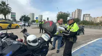 Polis bir günde 228 motosiklet sürücüsüne 1,2 milyon lirayı aşan ceza kesti