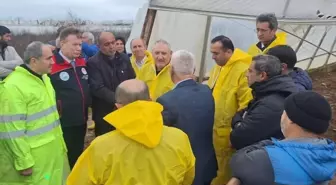 TARSİM'den Antalya'da su baskınından etkilenen seralara ziyaret