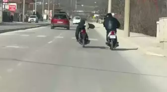 Trafiği tehlikeye atan motosikletlilere toplam 66 bin 206 lira ceza